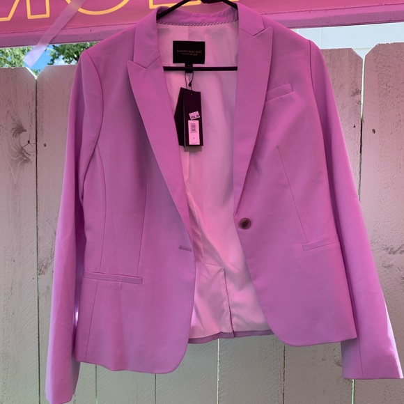 Awesome blazer. Never worn. Pretty lavender color. - Picture 1 of 3